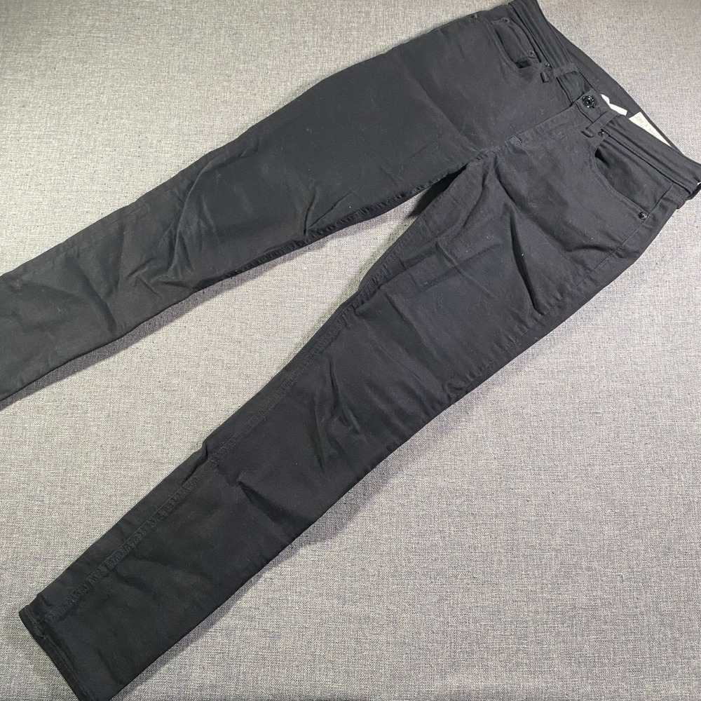 Rag Bone Black Cate Mid Rise Skinny Jeans Size 26 Stretch